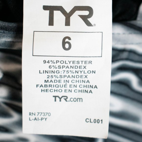 TYR Women's Lucid V-Neck Sheath Chlorine Resistant One Piece Swimsuit - Picture 6 of 9